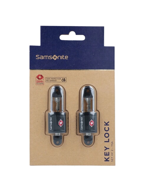  GLOBAL TRAVEL Set 2 TSA-Schl&ouml;sser SCHWARZ - Reisezubeh&ouml;r