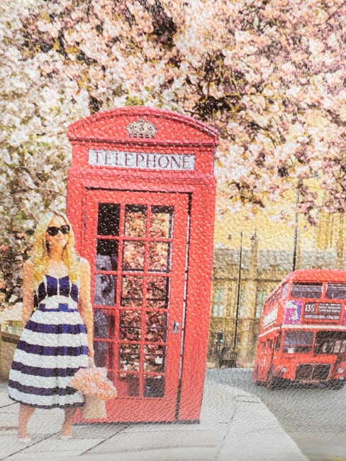 YESBAG  Gro&szlig;e Umh&auml;ngetasche Englische Rose - Damentaschen