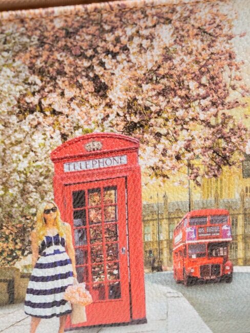 YESBAG SPECIAL Mittelgro&szlig;e Clutch mit Manschette Englische Rose - Damentaschen