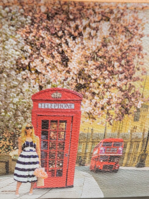 YESBAG Umh&auml;ngetasche Englische Rose - Damentaschen