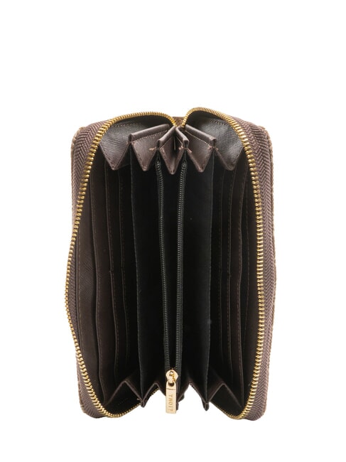 ROMANCE Geldb&ouml;rse mit Rundum-Rei&szlig;verschluss Mandel - Brieftaschen Damen