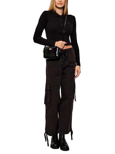 TJW MUST Mini-Umh&auml;ngetasche Schwarz - Damentaschen