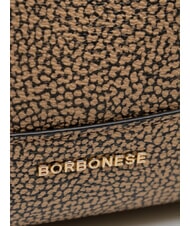 BORBONESE FRAME  Umh&auml;ngetasche natur op / schwarz - Damentaschen - 3