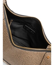 BORBONESE FRAME  Umh&auml;ngetasche natur op / schwarz - Damentaschen - 5