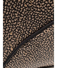 BORBONESE TENNIS Umh&auml;ngetasche, mit Schultergurt OP / NATUR / SCHWARZ - Damentaschen - 4