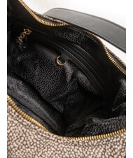 BORBONESE TENNIS  Hobo-Umh&auml;ngetasche OP / NATUR / SCHWARZ - Damentaschen - 5