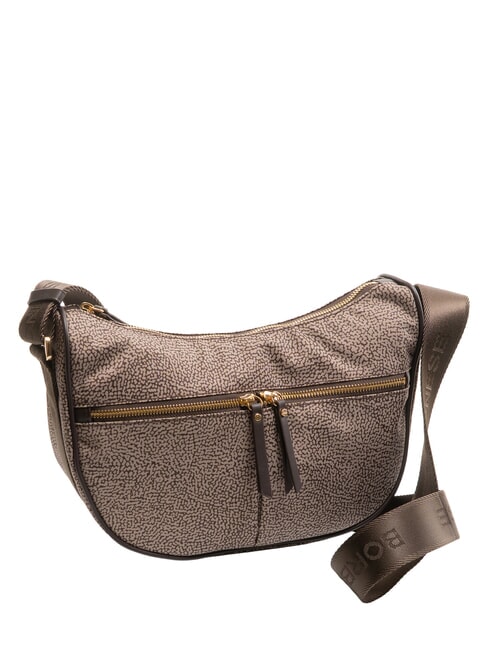 LUNA BAG M Flexos Zip natur op/dunkelbraun - Damentaschen