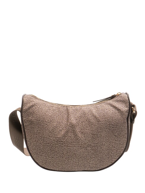 LUNA BAG M Flexos Zip natur op/dunkelbraun - Damentaschen