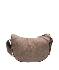 BORBONESE LUNA BAG M Flexos Zip natur op/dunkelbraun - Damentaschen - 4