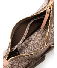 BORBONESE LUNA BAG S Innenstadt nat&uuml;rliches Op/Pulver - Damentaschen - 5