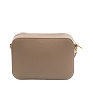 FURLA GARDENIA Kameratasche aus Leder mit Keria-Print Taupe + Cognac-T&ouml;ne - Damentaschen - 3