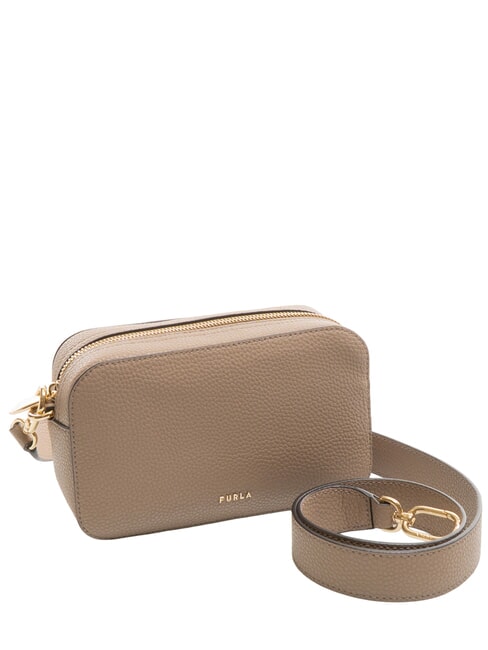 PETUNIA Mini-Umh&auml;ngetasche Taupe - Damentaschen