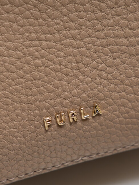 PETUNIA Mini-Umh&auml;ngetasche Taupe - Damentaschen