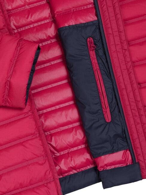 UNDERSCORE Daunenjacke mit Kapuze Granatapfel/Marineblau - Daunenjacken f&uuml;r Herren