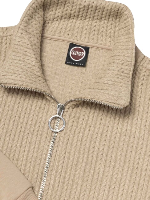 UPPERCLASS Sweatshirt mit durchgehendem Rei&szlig;verschluss und Zopfmuster Arizona - Sweatshirts Damen