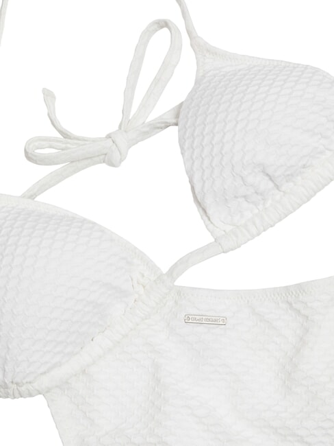 BORACAY 2-teiliger Bikini mit Schn&uuml;rung Wei&szlig; - Bademode f&uuml;r Damen