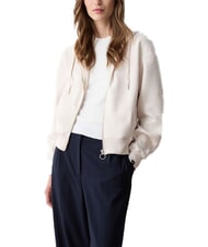 COLMAR STUNNING Sweatshirt mit durchgehendem Rei&szlig;verschluss, Kapuze und Falten Weihrauch - Sweatshirts Damen - 3