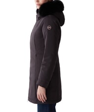 COLMAR PURENESS Lange, wattierte Jacke mit Kapuze Schwarz - Daunenjacken f&uuml;r Damen - 2