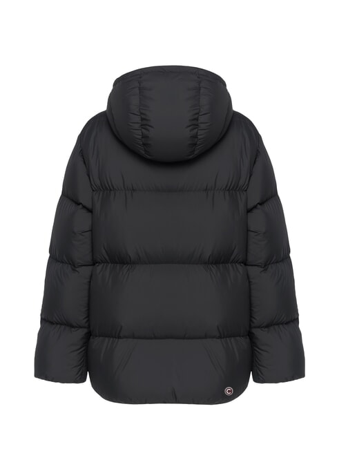 CAPTION Mittellange Daunenjacke mit Kapuze Schwarz - Daunenjacken f&uuml;r Damen