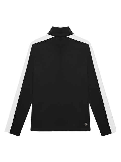 SCI FACETIME Thermo-Sweatshirt mit Stehkragen und durchgehendem Rei&szlig;verschluss Schwarz und Wei&szlig; - Sweatshirts Damen