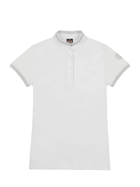 MONDAY Kurz&auml;rmliges Poloshirt aus Stretch-Piquet Wei&szlig; - Damen-Polo-Shirts/Damen-Polo-Shirt/Damenpoloshirt/Damenpoloshirts