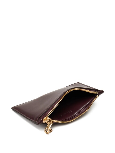 HARDWARE MONOGRAM Kartenetui / M&uuml;nzb&ouml;rse aus Leder Karamellbonbon - Brieftaschen Damen