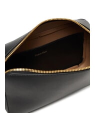 CALVIN KLEIN EMBOSSED LOGO Mini-Umh&auml;ngetasche schwarz/ger&ouml;stete Kokosnuss - Damentaschen - 4