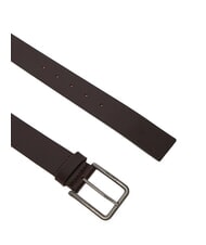 CALVIN KLEIN WARMTH  Lederg&uuml;rtel ck dunkelbraun/antiksilber - G&uuml;rtel - 2