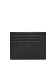 CALVIN KLEIN FOIL EMBOSS  Flaches Kartenetui aus Leder auf Schwarz - Brieftaschen Herren - 2