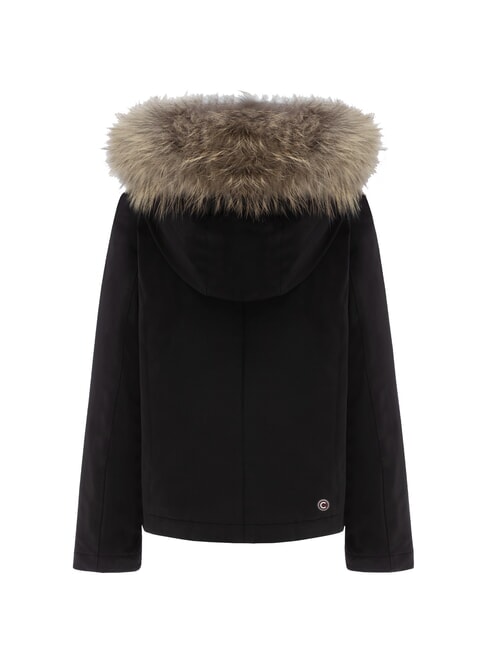 PURENESS KIDS Wattierte Jacke mit Kapuze Schwarz - Kinder Jacken