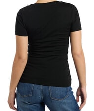 GUESS SS CN PEONY TRIANGLE Kurzarm-T-Shirt mit Aufdruck jetbla - T-Shirts und Tops f&uuml;r Damen - 2