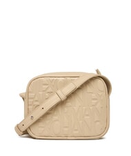 ARMANI EXCHANGE LIZ PEBBLE Kameratasche mit gepr&auml;gtem Logo - Damentaschen