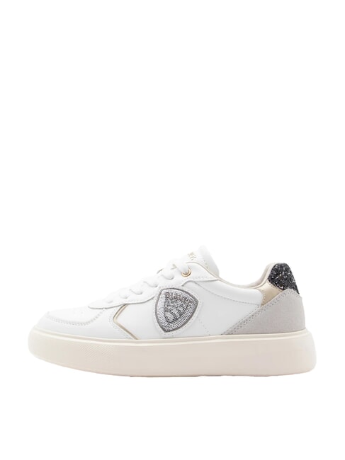 VENUS Glitzer-Sneaker wei&szlig;/schwarz - Damenschuhe
