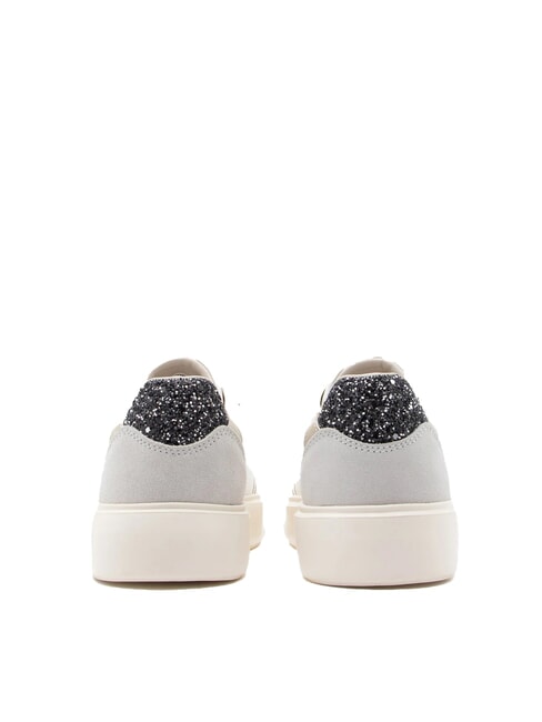 VENUS Glitzer-Sneaker wei&szlig;/schwarz - Damenschuhe