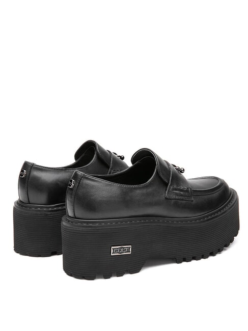 AXL 4538 Leder-Loafer mit Fransen Schwarz - Damenschuhe