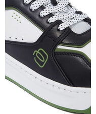PIQUADRO URBAN  Turnschuhe schwarz/wei&szlig;/gr&uuml;n - Herrenschuhe - 3