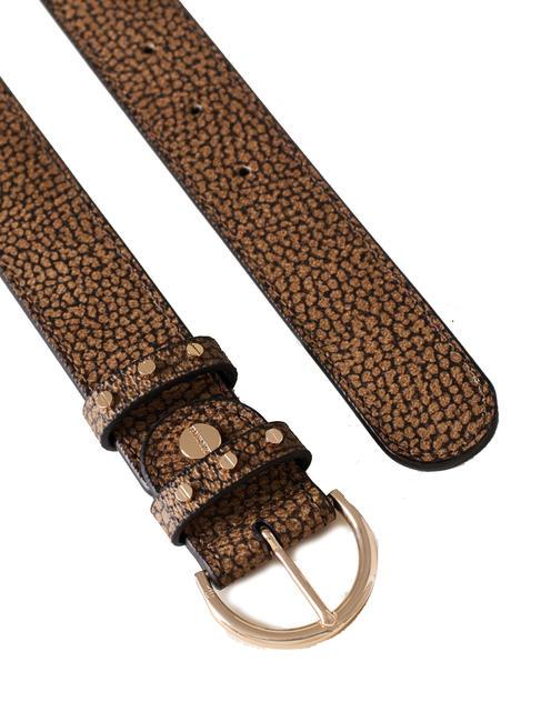 GRAFFITI G&uuml;rtel mit Nieten natur op / schwarz - G&uuml;rtel