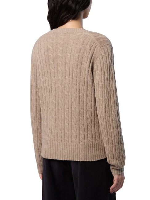 N/S Pullover mit V-Ausschnitt N&uuml;sse - Damenpullover