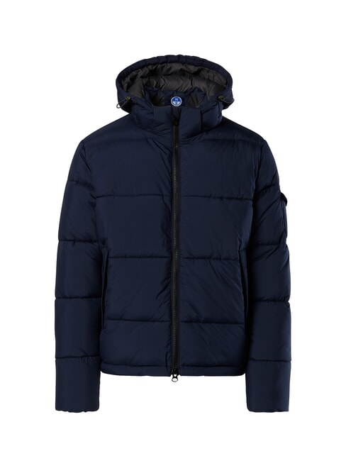 BEAM Daunenjacke mit Kapuze Navy blau - Daunenjacken f&uuml;r Herren
