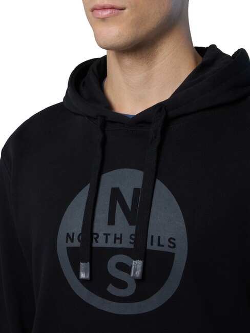 GRAPHIC Baumwoll-Hoodie Schwarz - Sweatshirts Herren