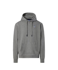 NORTH SAILS ROUND LOGO Baumwoll-Hoodie mittelgraue Melange - Sweatshirts Herren - 4