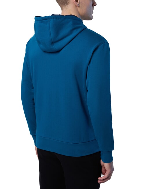 LOGO Kapuzenjacke mit durchgehendem Rei&szlig;verschluss wassergr&uuml;n - Sweatshirts Herren
