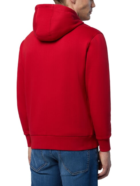 LOGO Kapuzenjacke mit durchgehendem Rei&szlig;verschluss rote Lava - Sweatshirts Herren