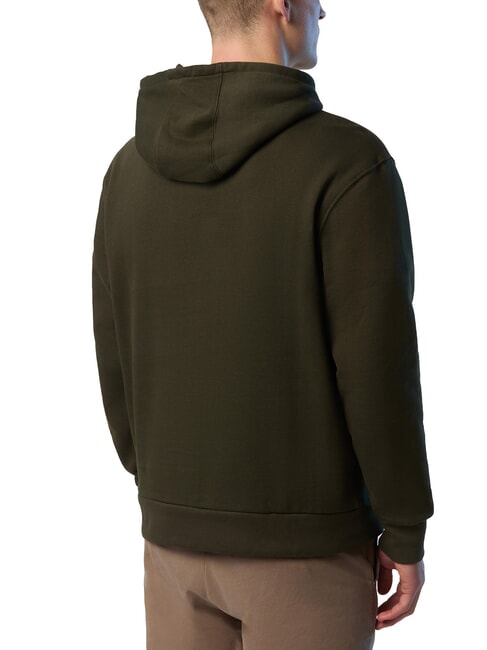 GRAPHIC Baumwoll-Hoodie Waldgr&uuml;n - Sweatshirts Herren