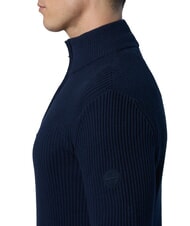 NORTH SAILS N|S Gerippter Rollkragenpullover mit halbem Rei&szlig;verschluss Navy blau - Herrenpullover - 4
