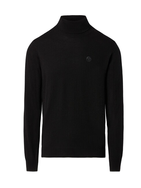 N|S Rollkragenpullover Schwarz - Herrenpullover