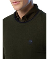 NORTH SAILS N|S Pullover mit Rundhalsausschnitt Waldgr&uuml;n - Herrenpullover - 3