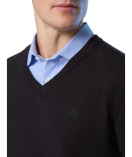 NORTH SAILS N|S Pullover mit V-Ausschnitt Schwarz - Herrenpullover - 3