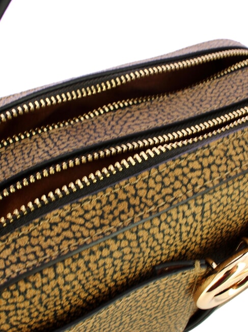 TULIP Mini-Handtasche mit Schultergurt natur op / schwarz - Damentaschen