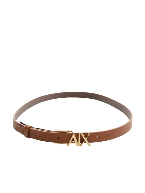 CINTURA Wendbarer Lederg&uuml;rtel Kokosnussschale / hei&szlig;es Fudge - G&uuml;rtel